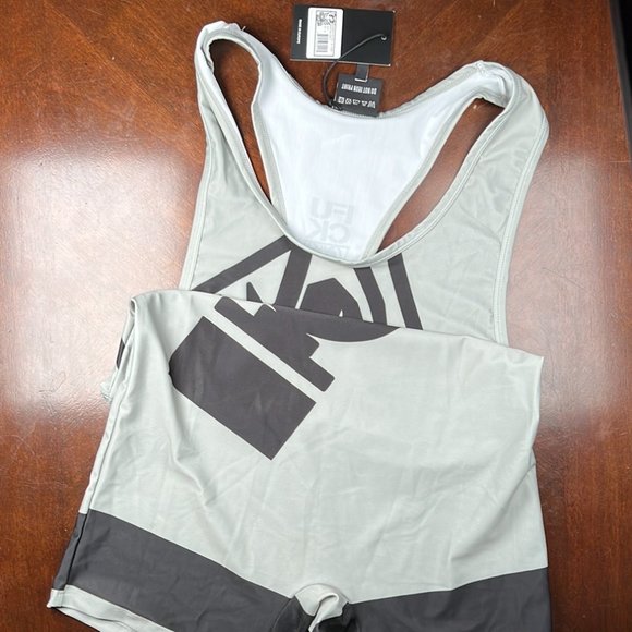 Fort Troff Gasmask F**K H**d Wrestling Singlet - Picture 1 of 6